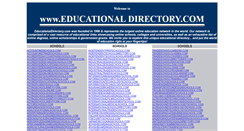 Desktop Screenshot of educationaldirectory.com
