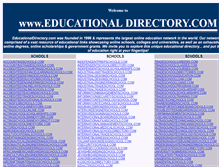Tablet Screenshot of educationaldirectory.com